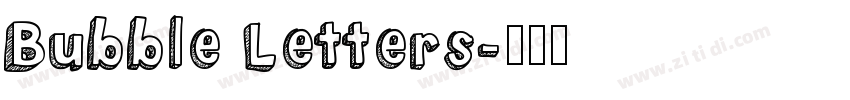 Bubble Letters字体转换